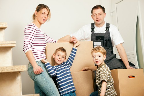 Storage boxes and moving supplies used for local removals in Beckenham