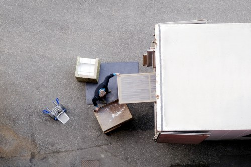 House removals planning in Beckenham with moving boxes and checklist