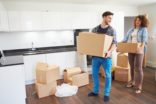 Packing and preparing belongings for a Beckenham house move