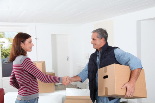 Business relocation transport and reassembly after office removals
