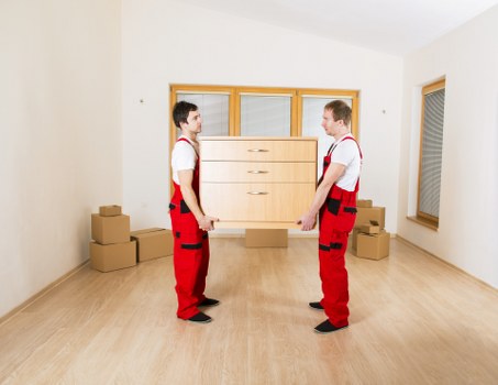 Family belongings organized in a secure storage unit in Beckenham